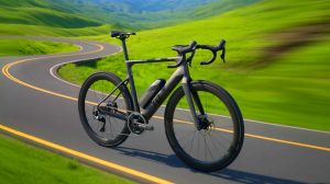 Illustration de la technologie de pointe du système de propulsion TQ HPR40 pour vélos électriques, créée par intelligence artificielle.