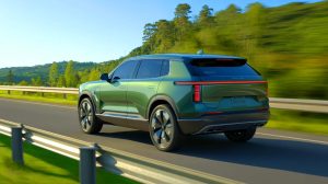 Illustration de l'innovant SUV hybride Lynk & Co 900, générée par intelligence artificielle.