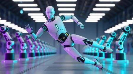 Illustration de l'innovation robotique avec le Robotera L7, générée par intelligence artificielle.