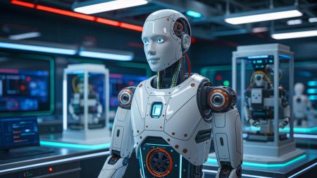 Illustration de l'innovation en robotique humanoïde avec le robot G1 d'Unitree, générée par intelligence artificielle.