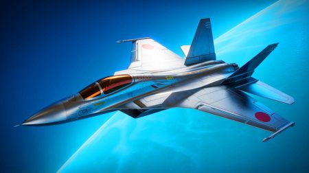 Illustration de l'avion de chasse de sixième génération inspiré du légendaire Reppu, générée par intelligence artificielle.