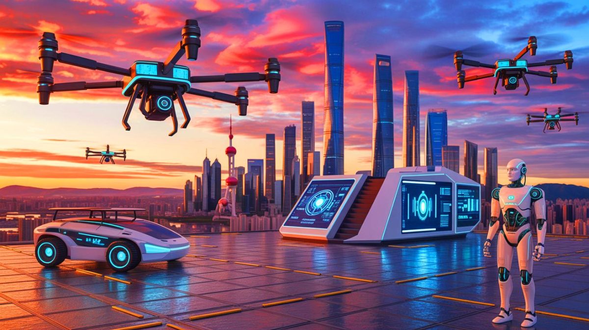 « La Chine va écraser le monde » : ces avancées incroyables en IA qui terrifient les experts occidentaux et annoncent un bouleversement technologique global Illustration de l'essor de la Chine dans le domaine de la robotique et de l'intelligence artificielle, générée par intelligence artificielle.
