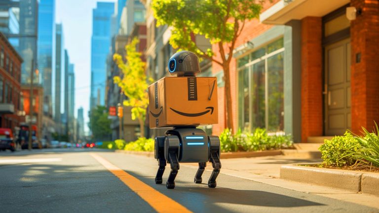 Quand les robots remplacent les livreurs : Amazon déploie ses androïdes pour arpenter nos rues et révolutionner le dernier kilomètre de livraison