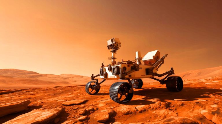 « 13 ans et toujours là, incroyable ! » : La mission Curiosity de la NASA continue d&rsquo;étonner alors que son rover explore encore Mars après une décennie de défis techniques.