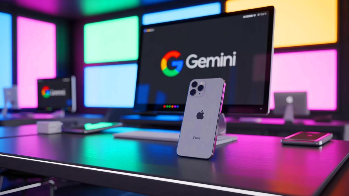 Apple en crise : cet espoir désespéré avec Google Gemini pourrait transformer le futur de Siri et choquer le monde Illustration de l'intégration potentielle de l'intelligence artificielle Gemini de Google dans Siri par Apple.