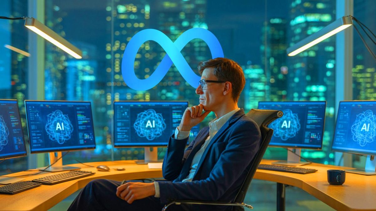 « J’ai refusé 1,5 milliard pour rester » : le pari fou d’un ingénieur IA qui humilie Meta en pleine guerre des talents Illustration de l'ingénieur en intelligence artificielle refusant une offre de 1,5 milliard de Meta.