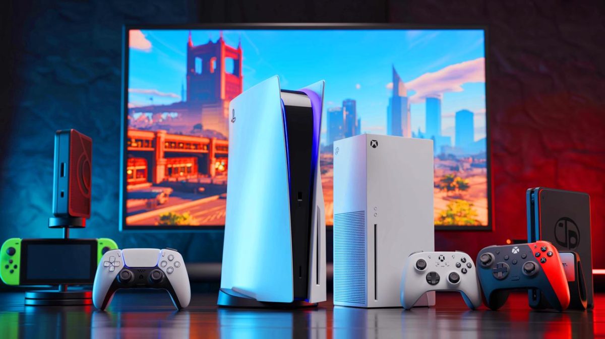 Illustration de l'attente autour de la sortie de GTA 6 et de son éventuelle compatibilité avec la Nintendo Switch 2.
