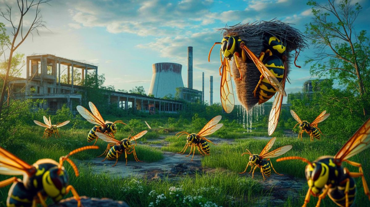 « Des guêpes géantes envahissent nos vies » : une colonie de 500 insectes mutants découverte sur un ancien site nucléaire, la panique s’empare du pays Illustration de nids de guêpes radioactifs découverts sur un ancien site nucléaire en Caroline du Sud.