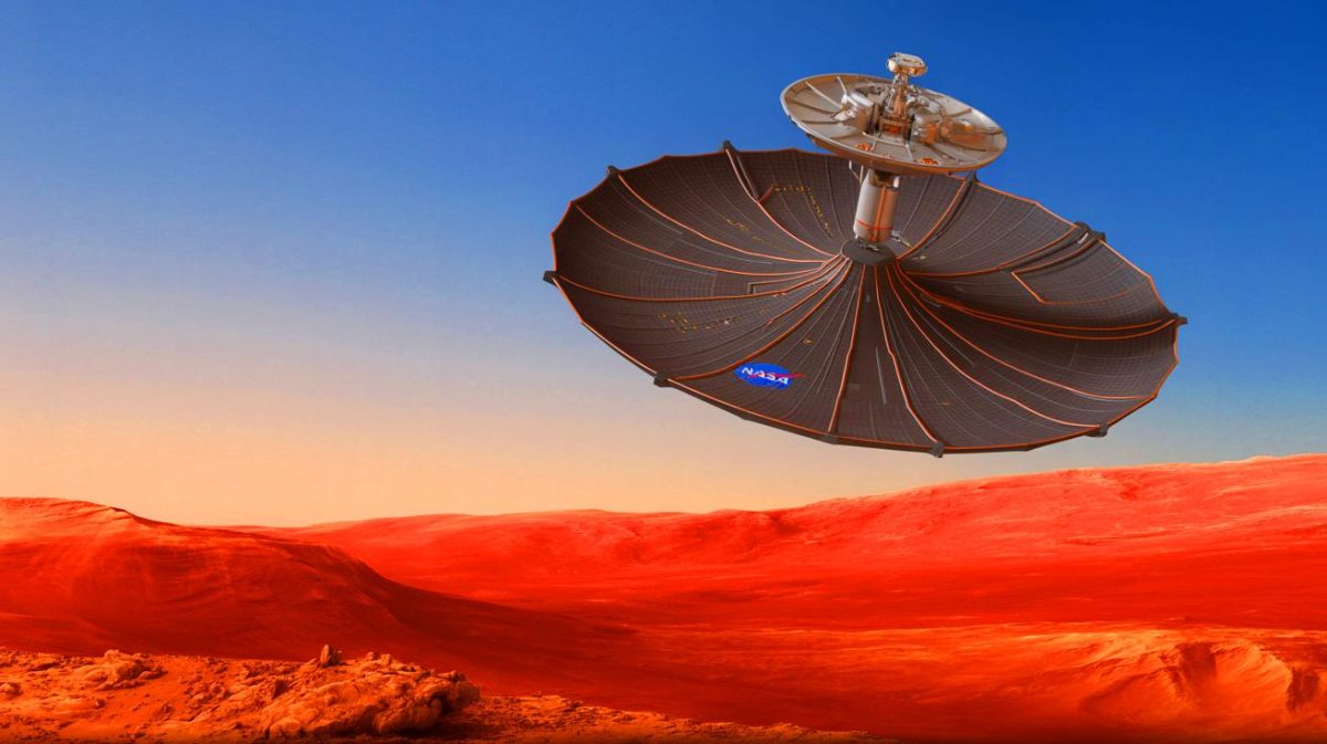 « Ces parachutes supersoniques intègrent des capteurs flexibles » : la NASA révolutionne la sécurité des missions martiennes et vise l’industrie aéronautique Illustration de parachutes supersoniques de la NASA équipés de capteurs innovants pour des missions martiennes.