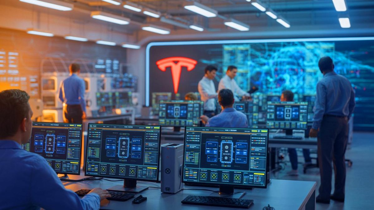 « Effondrement total chez Tesla » : Elon Musk abandonne Dojo pour Nvidia et Samsung, une décision de 2 milliards € qui secoue l’industrie Illustration de l'abandon du projet Dojo par Tesla et le passage à des partenaires externes pour ses puces AI.