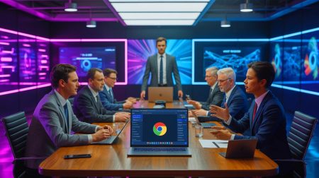 Illustration de l'offre audacieuse de Perplexity pour acquérir le navigateur Chrome de Google.