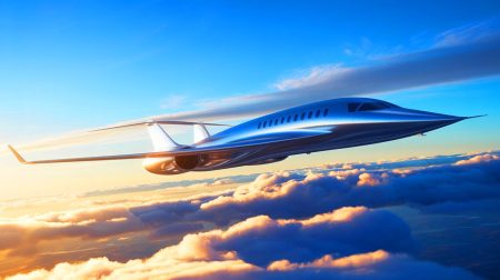 Illustration de l'ambitieux projet du C949, avion supersonique chinois de la COMAC.