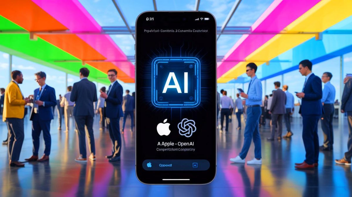 Apple et Sam Altman : « la salle a tremblé sous l’échange » face aux attaques publiques d’Elon Musk Illustration de la controverse autour de l'accusation d'Elon Musk contre Apple concernant le favoritisme de ChatGPT.