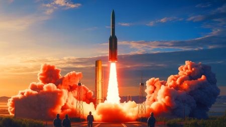 Illustration de la révélation des capacités du missile DF-5 par la Chine.