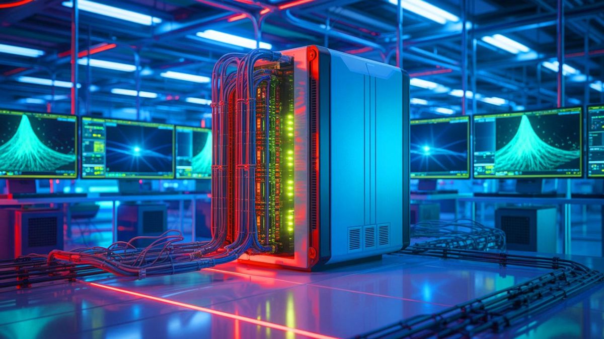 Illustration de la simulation d'événements extrêmes par le superordinateur El Capitan.