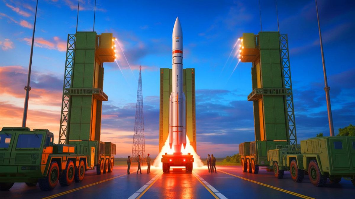 L’Inde défie la Chine avec un missile de 3 000 km : « Tensions régionales exacerbées » avertit un expert Illustration de l'essai réussi du missile Agni-5 par l'Inde.