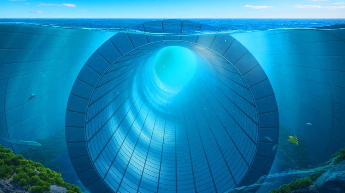 « L’Afrique et l’Europe reliées sous la mer » : ce tunnel de 42 kilomètres sous Gibraltar pourrait ouvrir en 2040 malgré les séismes Illustration de la connexion transcontinentale entre le Maroc et l'Espagne grâce au tunnel sous le détroit de Gibraltar.