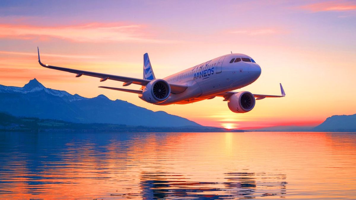 « À dix secondes du drame » : l’Airbus A320 évite un crash sur le lac Léman, secret enfin révélé Illustration de l'incident aérien d'un Airbus A320neo au-dessus du lac Léman évité de justesse.