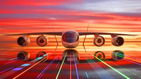 Illustration de la révolution technologique du futur avion successeur de l'A320 par Airbus.
