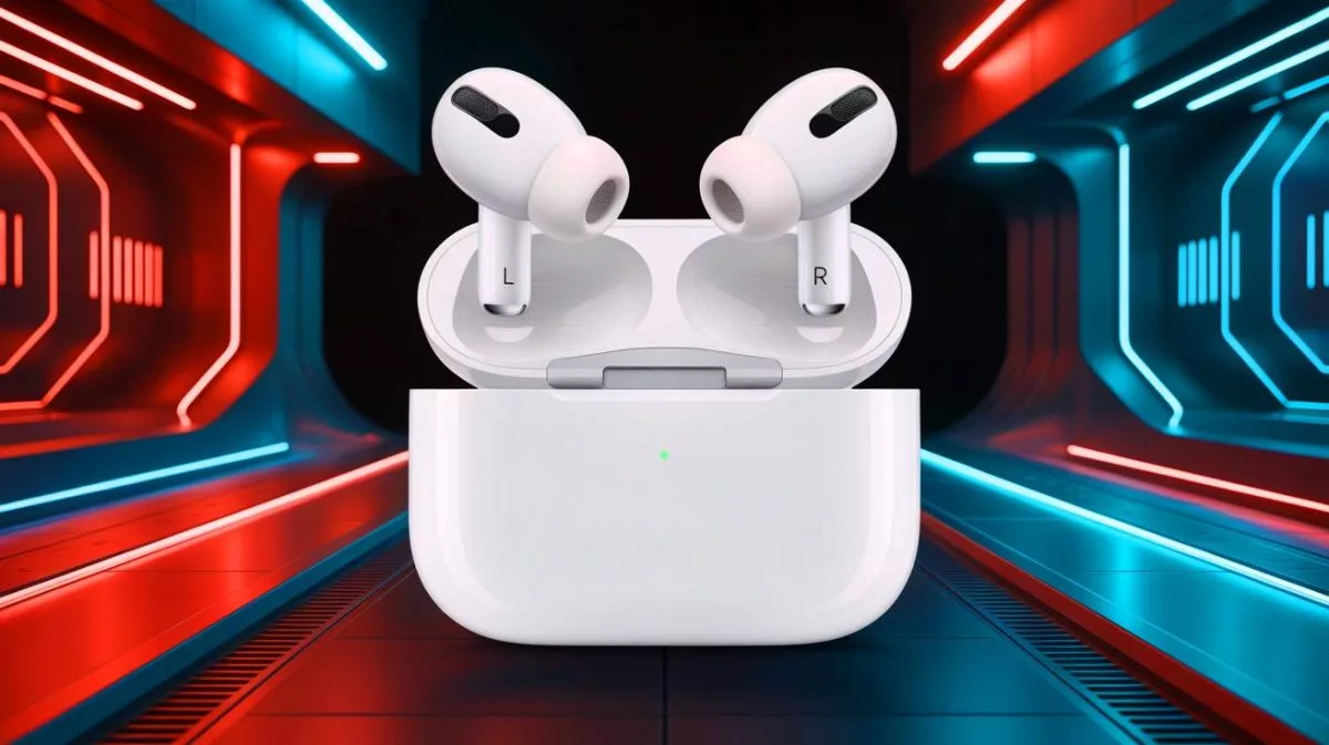 Illustration de la nouvelle zone tactile des AirPods Pro 3.