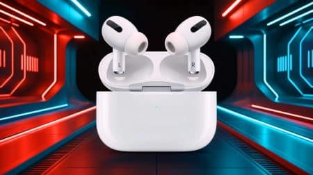 Illustration de la nouvelle zone tactile des AirPods Pro 3.