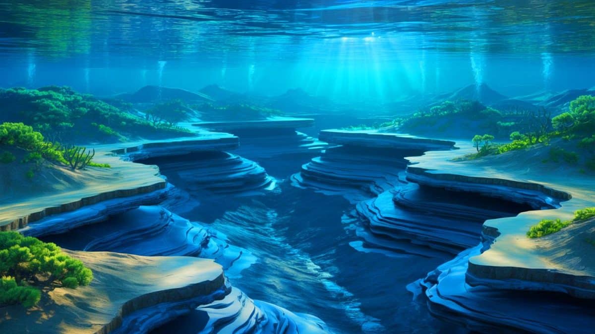 « Mon dieu, ça s’effondre » : un gouffre sous-marin colossal pourrait faire chuter le niveau des océans de 30 mètres Illustration de l'impact des mouvements tectoniques sur le niveau des océans et le climat global.