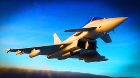 Illustration de l'accord de vente de quarante Eurofighter entre l'Allemagne et la Turquie.