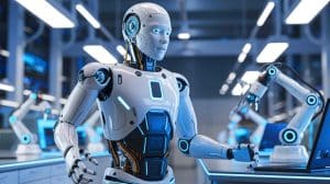 Illustration de l'Unitree R1, un robot humanoïde abordable révolutionnant le marché de la robotique.