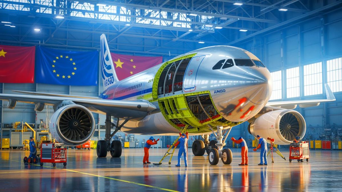 « Ce vieil Airbus A310 » : pourquoi la Chine tient à restaurer cet avion unique pour un anniversaire symbolique Illustration de la restauration symbolique de l'Airbus A310 B-2301 pour célébrer 40 ans de coopération sino-européenne.