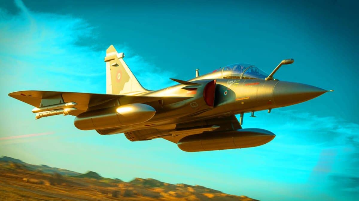 « Le Mirage 2000D modernisé entre en service » : le programme RMV dévoile de nouvelles capacités de défense et de renseignement Illustration de la modernisation du Mirage 2000D dans le cadre du programme de Rénovation à Mi-Vie.