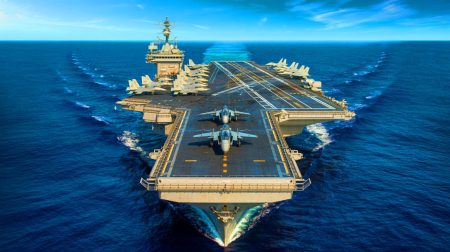 Illustration de la répartition mondiale des porte-avions et de leur rôle stratégique dans les marines nationales.