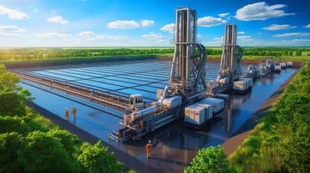 Illustration de la découverte d'un immense gisement de lithium dans la région de l'Altmark en Allemagne.