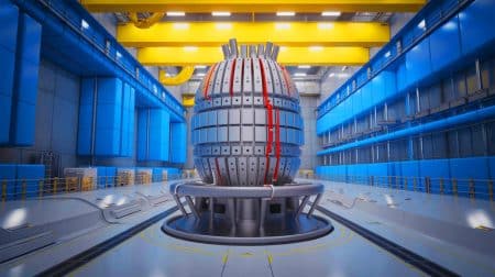 Illustration de l'assemblage de combustible nucléaire OS-5 développé par Rosatom pour les réacteurs à neutrons rapides.