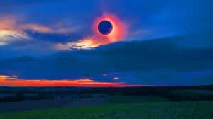 Illustration de l'éclipse solaire totale fascinant l'humanité par sa rareté et son spectacle céleste unique.