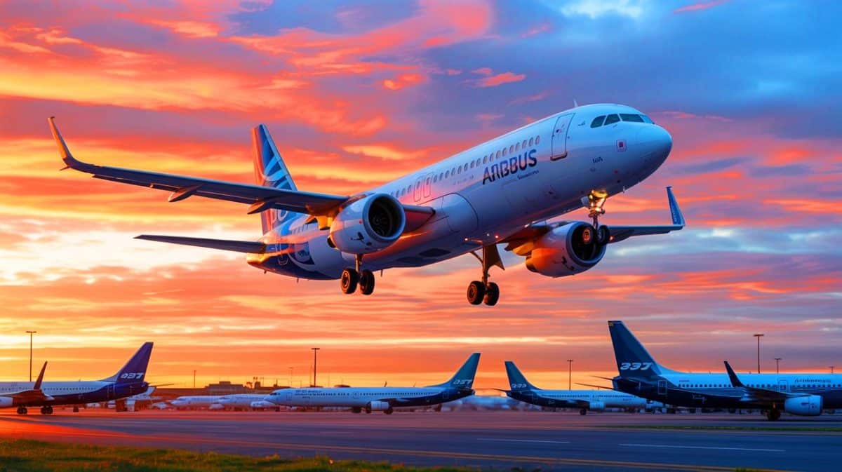 « Airbus A320 contre Boeing 737 » : comment l’avion européen est devenu le modèle le plus vendu au monde Illustration de l'ascension de l'Airbus A320 surpassant le Boeing 737 en livraisons.