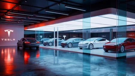 Illustration de la baisse des ventes de Tesla en Europe en raison des choix stratégiques d'Elon Musk.