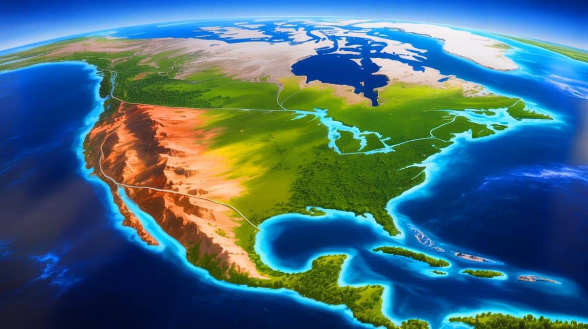 « Un million de km² supplémentaires » : l’expansion territoriale qui pourrait redessiner la carte des États-Unis Illustration de l'expansion hypothétique des États-Unis d'un million de kilomètres carrés.