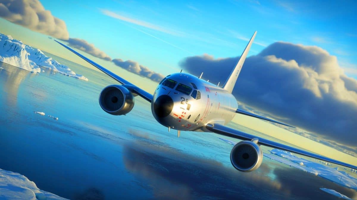 « Le Danemark prêt à acheter le P-8 Poseidon » : le ministre confirme des négociations pour renforcer la surveillance maritime Illustration de l'atterrissage d'un P-8A Poseidon sur la base militaire de Pearl Harbor-Hickam.