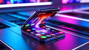Illustration de l'anticipation autour du futur iPhone pliable d'Apple.