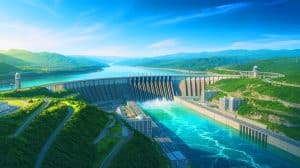 Illustration de l'impact des infrastructures géantes sur la rotation de la Terre.