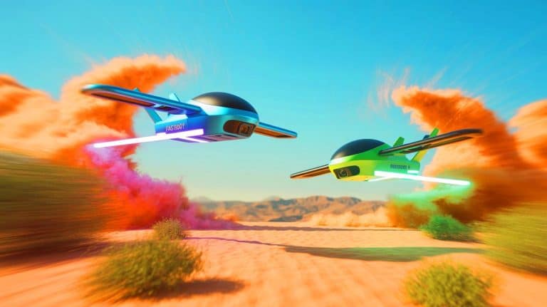 « Le duel des drones supersoniques » : Fastboy 2 à 557,6 km/h face au Peregreen 2, record homologué à 480,23 km/h