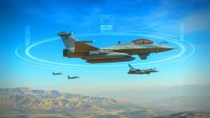 Illustration de la technologie avancée du drone de combat Dassault Neuron.