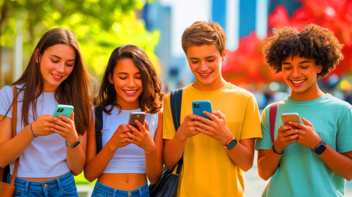 « Et si on s’était trompé » : une enquête révèle que les ados passent moins de temps que prévu sur les réseaux sociaux Illustration de l'usage modéré des réseaux sociaux par les adolescents.