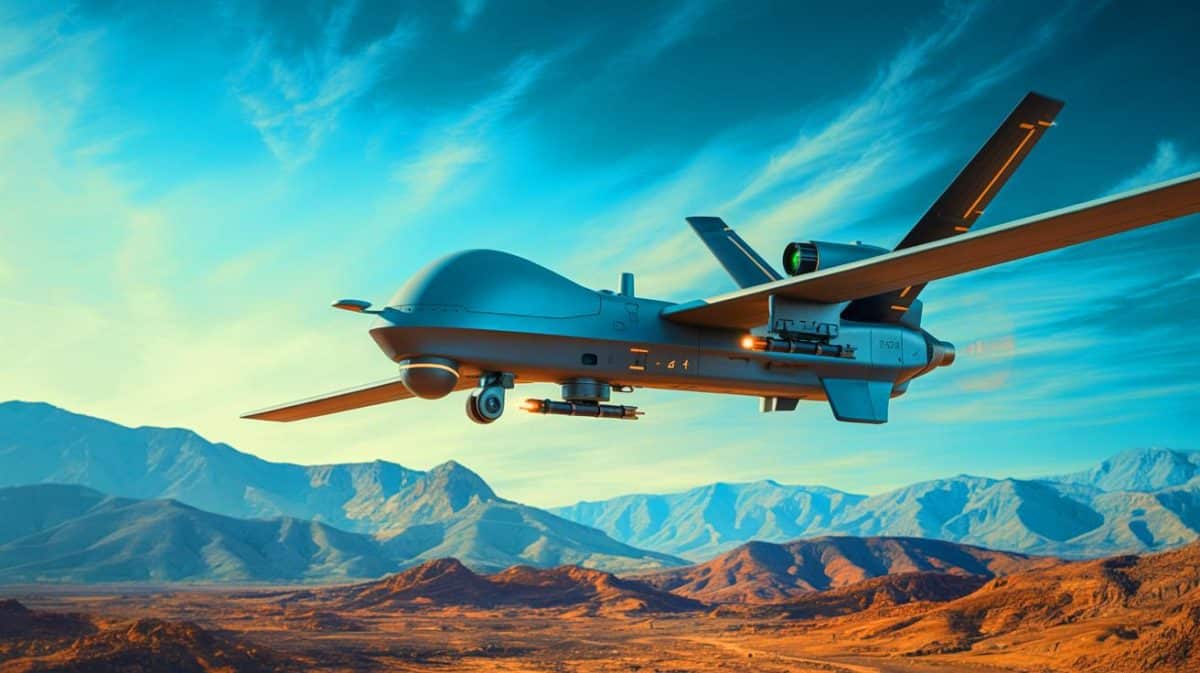 Illustration de l'investissement financier et technologique lié au drone Reaper 9.