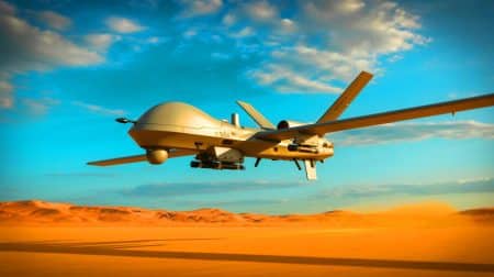 Illustration de l'analyse des coûts d'acquisition et d'exploitation du drone Reaper 9.