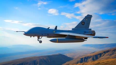 Illustration de l'impact financier et stratégique des drones militaires sur les opérations modernes.