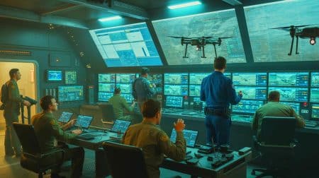 Illustration de la commande de 1 000 micro-drones pour renforcer les capacités de l'armée de Terre française.