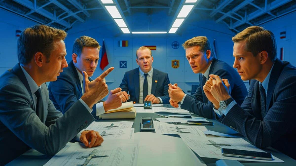 « Le SCAF plonge l’Europe dans la discorde » : la France prête à avancer seule sur l’avion du futur face à l’Allemagne et l’Espagne Illustration de la crise de gouvernance du projet SCAF entre la France, l'Allemagne et l'Espagne.