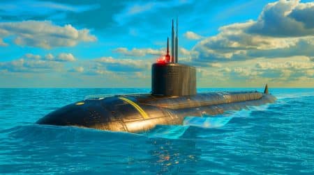 Illustration de la préparation de l'Inde pour renforcer sa dissuasion nucléaire sous-marine avec un réacteur de 200 MW.