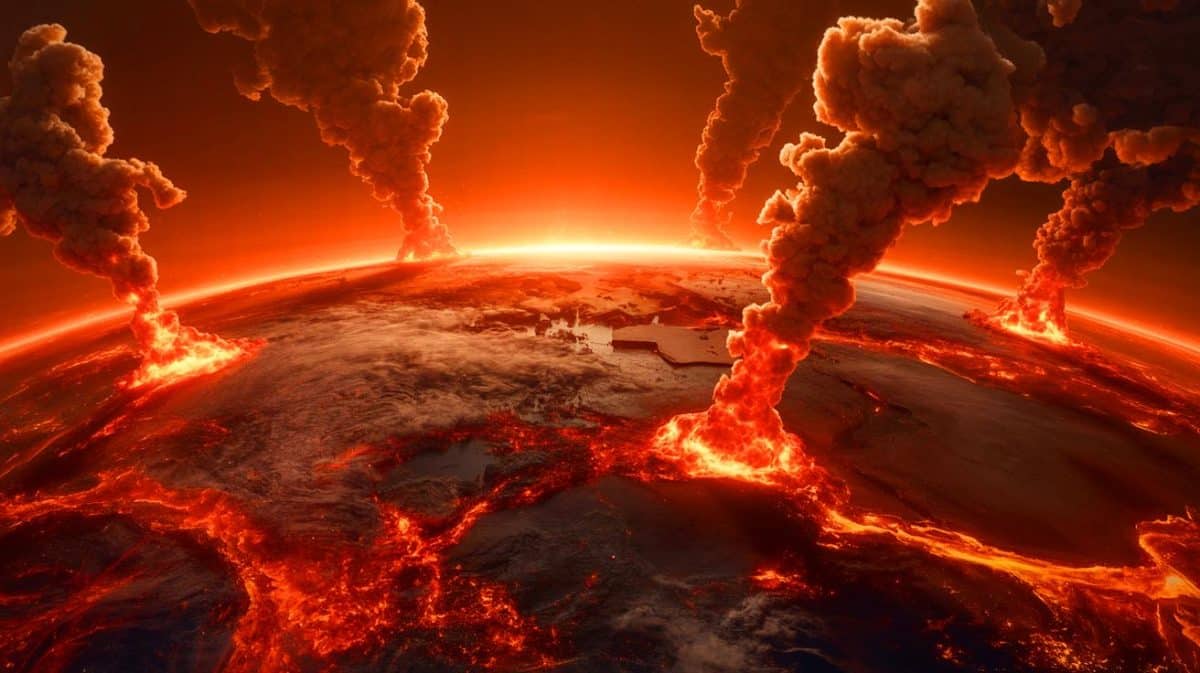 « Un rapport secret évoque un océan de magma basal » : les scientifiques dévoilent le futur brûlant de la Terre à l’horizon 2050 Illustration de la formation d'un océan de magma basal sous la surface terrestre.